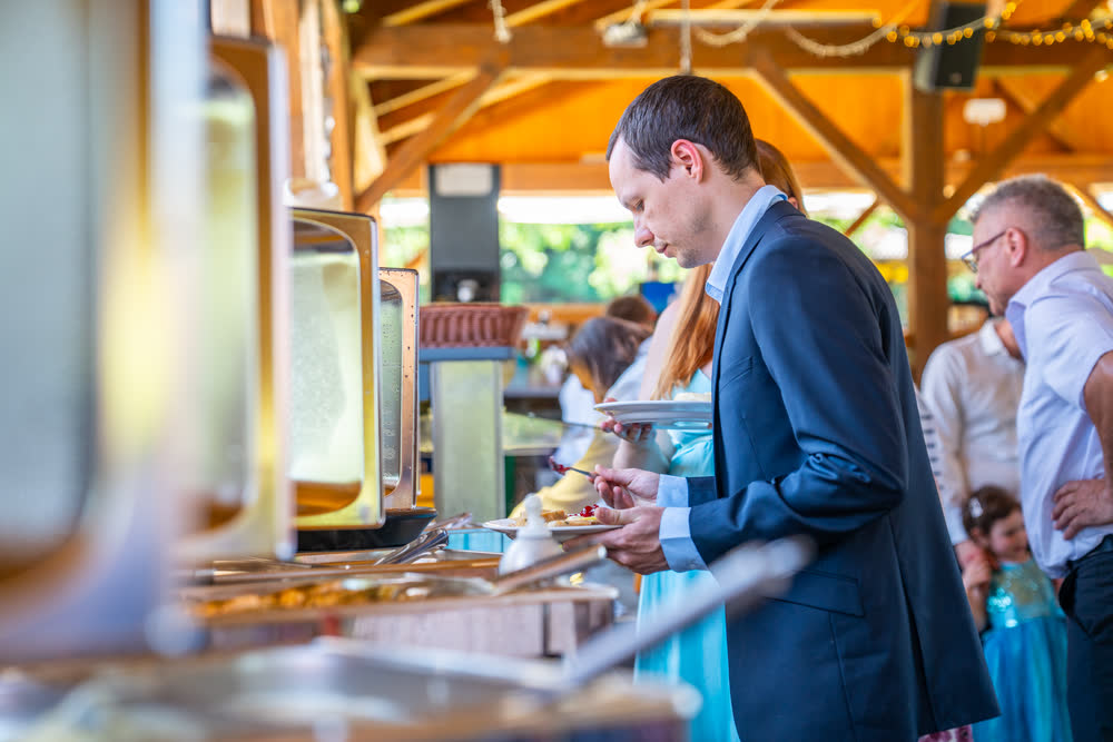 Das Buffet im Grillhouse